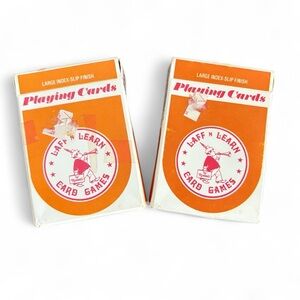 Vintage Laff N Learn Playing Cards by Russell